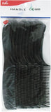 Eden Black Handle Comb